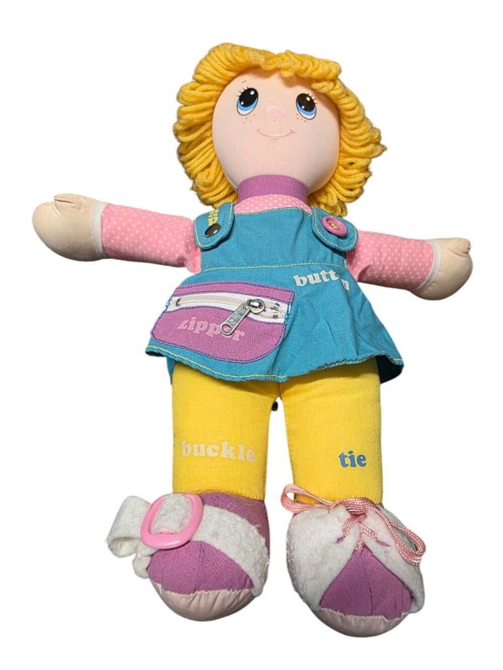 Vintage Playskool Dressy Bessy Plush Stuffed Animal